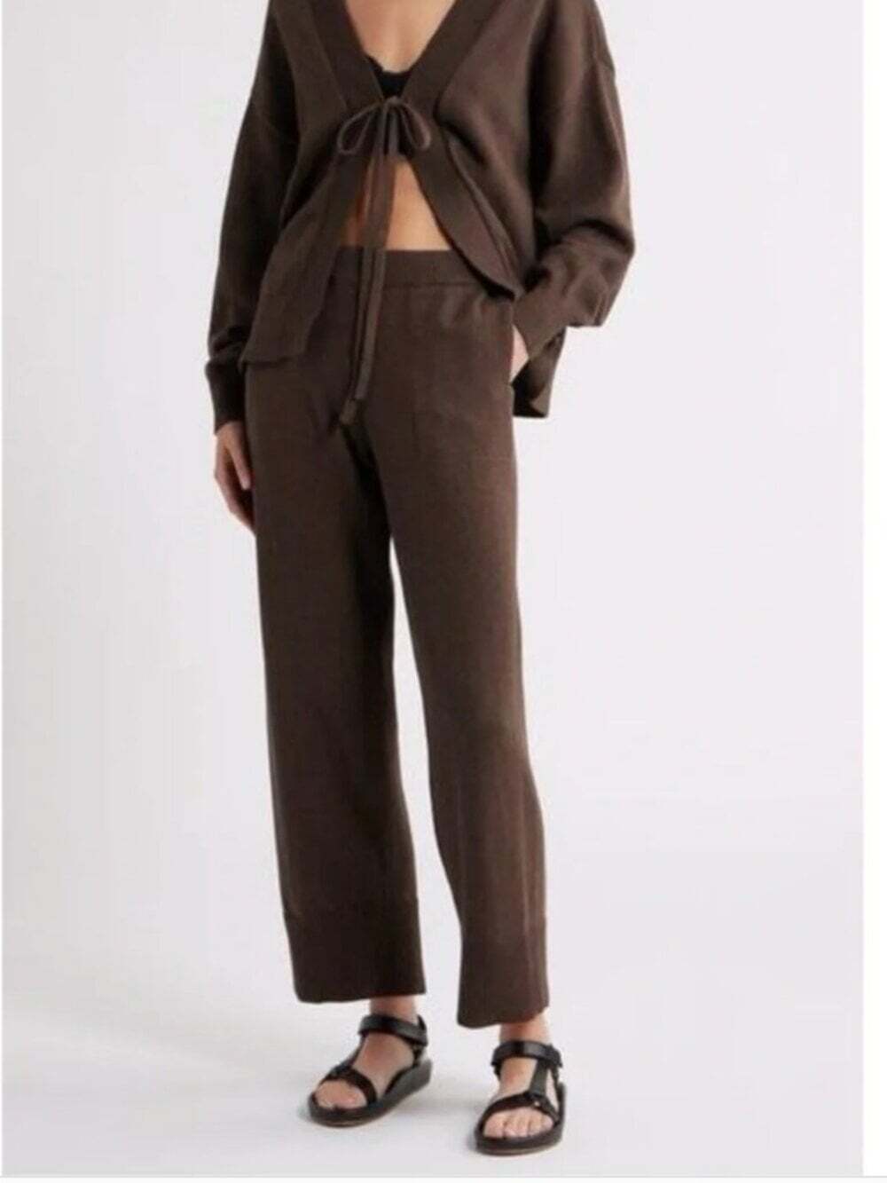 FP Beach Brown Cotton Knit Jogger Size XL